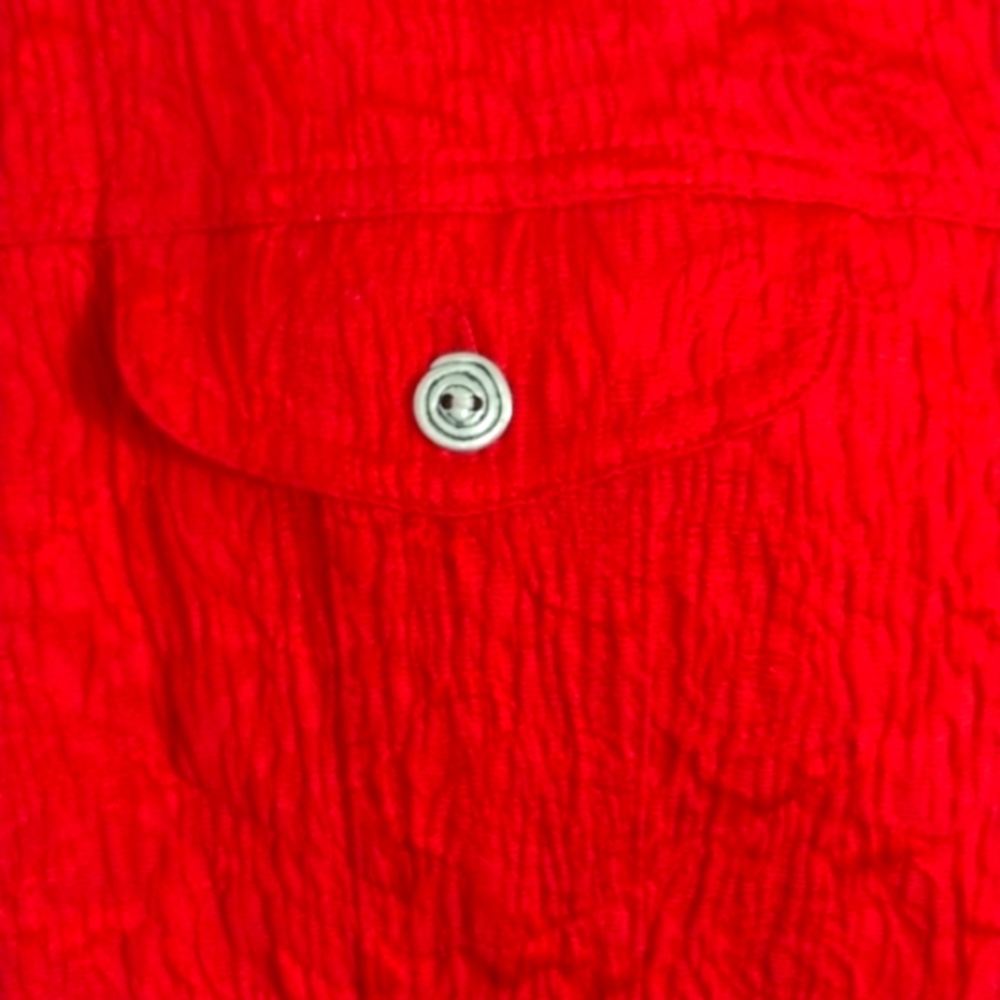 Chico's red jacket L - Picture 2 of 9